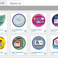 Earned Credly Badges