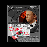Poster for casino night event