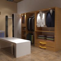 Interior of Garments shop V4