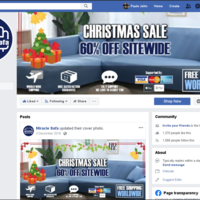 Facebook Comment Support at Miracle Sofa