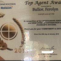 Top Agent award