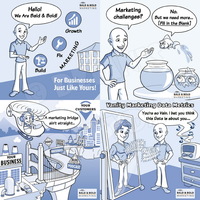 web comics and smm posts
