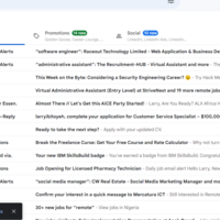 Email Management - Before 