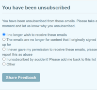 Unsubscribee