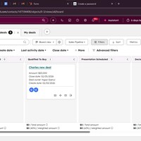 HubSpot sales pipeline/deal management