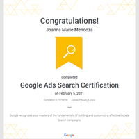 Google Ads Cetificate
