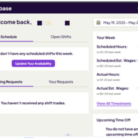 weekly schedule