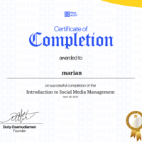 Certified Social manager 
