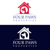 Logo design for Four Paws properties