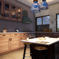Kitchen modelling and visualization 