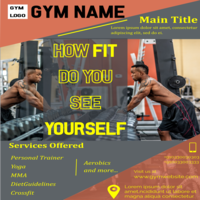 Sample gym poster
