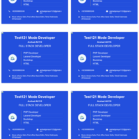 Digital cards pages of users