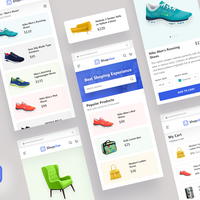 Mobile First - eCommerce Web App Design