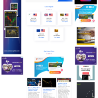 Trading Education Website Home Page