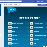 DSTV Self help Facebook App