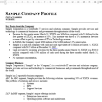 Company Reports