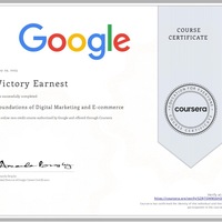 Google Certified Digital Marketer and E-commerce