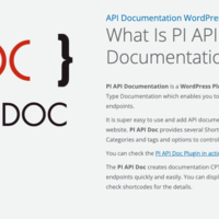REST API Documentation WordPress Plugin