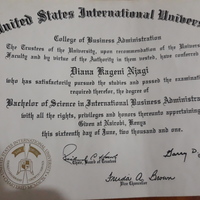 Bachelor of science degree