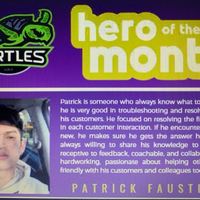 Hero of the month certification