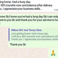 A testimonial from my satisfied client
