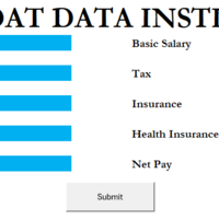 Data entry form