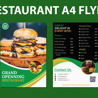 restaurant flyer