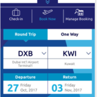 Airways app to book flight tickets