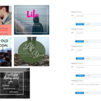 Posting Images I designed on my Buffer Account