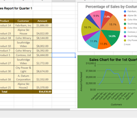 Office Application Work Sample Using Google Spreadsheet