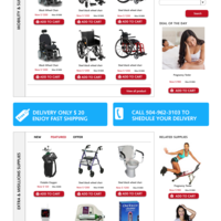 Web design for Medical supplier company