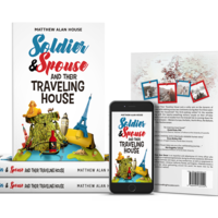 Cover design for traveling memoir