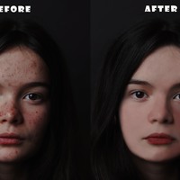 High end retouching