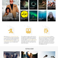 Suggested Universal film festival Ui design 