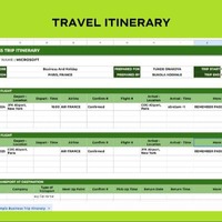 Travel Itinerary
