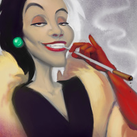 Cruella Illustration by Joel