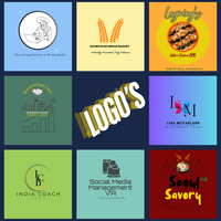 Showcasing custom logos—crafted with creativity & care.