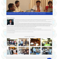 Website of an University