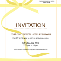 Grand opening Invitation