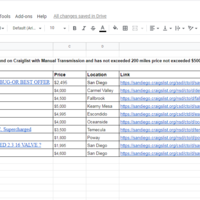 Internet Research converted to Excel