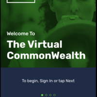 Virtual Common Wealth Authentication Page