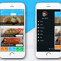 iPhone app UI