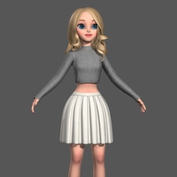 stylized girl 2