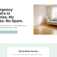 Call-to-action designed to generate inquiries