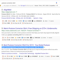 YourBodyosture | Keywords Ranking