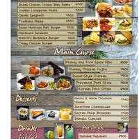 Sample menu for in-school coffeeshop operation