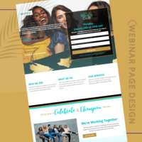 KajabuWebinar page for Healthcare coach 