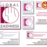 Partner logo and business card designs
