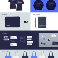 Upvest rebranding merchandise