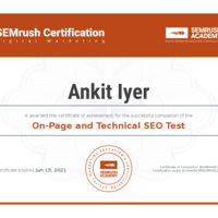 -On-Page and Technical SEO Certificate